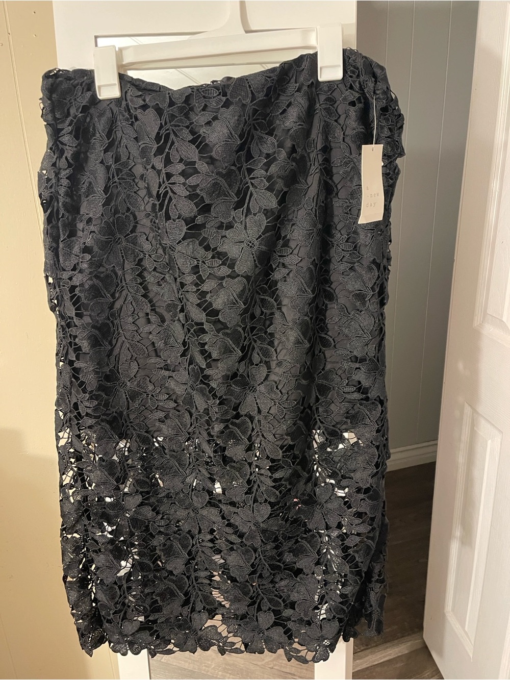 Target Black Lace Pencil Skirt